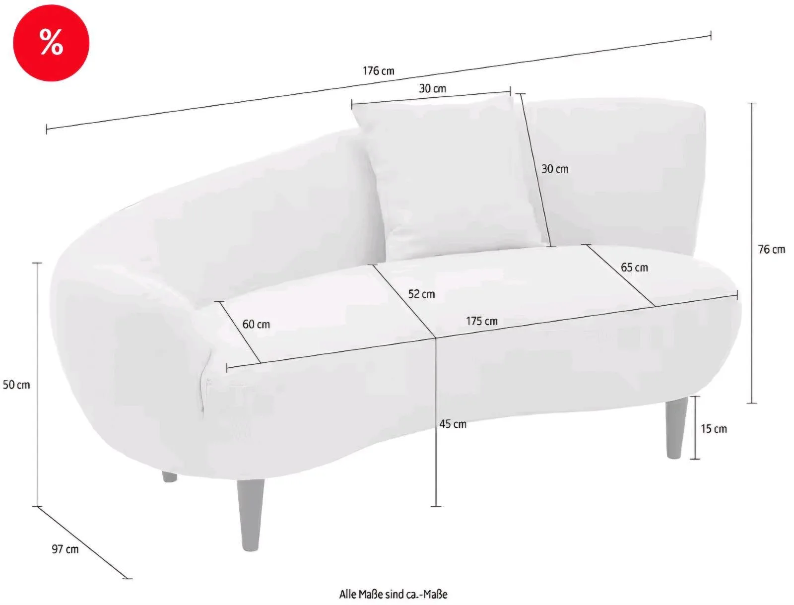 Chaiselongue Sessel für nur 199€ - Bild 4