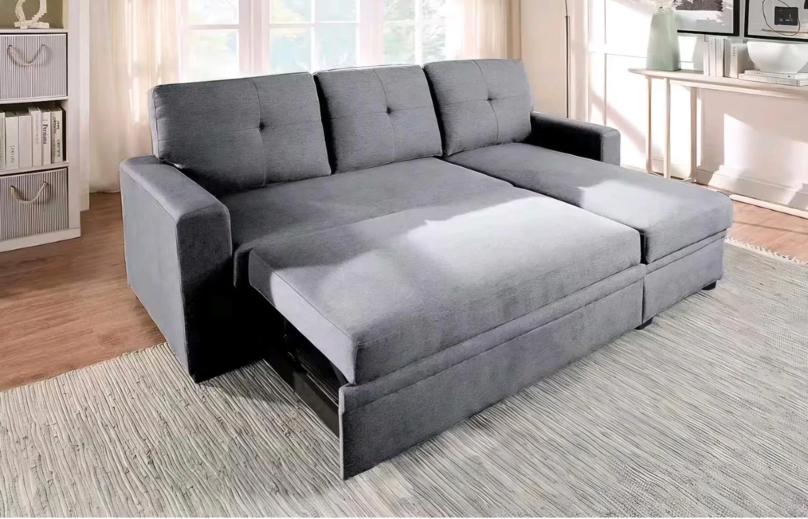 Schlafsofa L-Form mit Bettfunktion - Bild 2