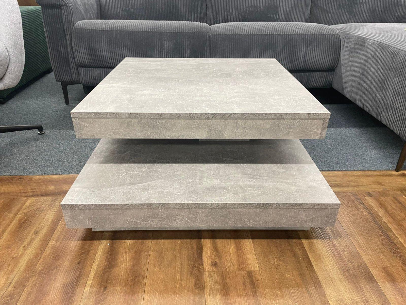 Drehbarer Couchtisch in Betonoptik - Bild 3