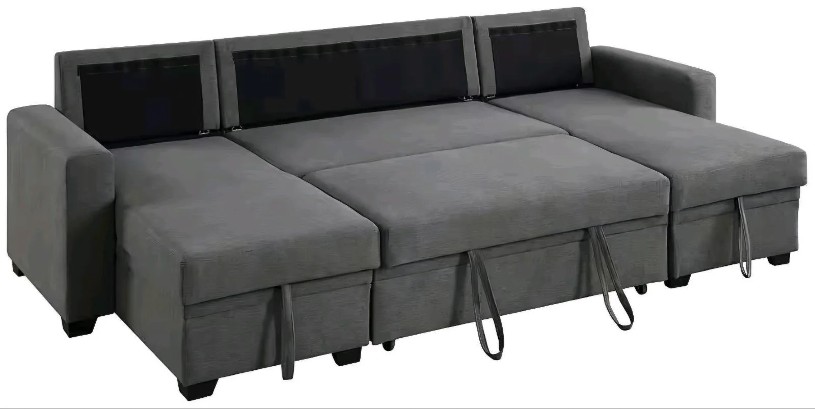 Wohnlandschaft U-Form mit Bettfunktion - Bild 3