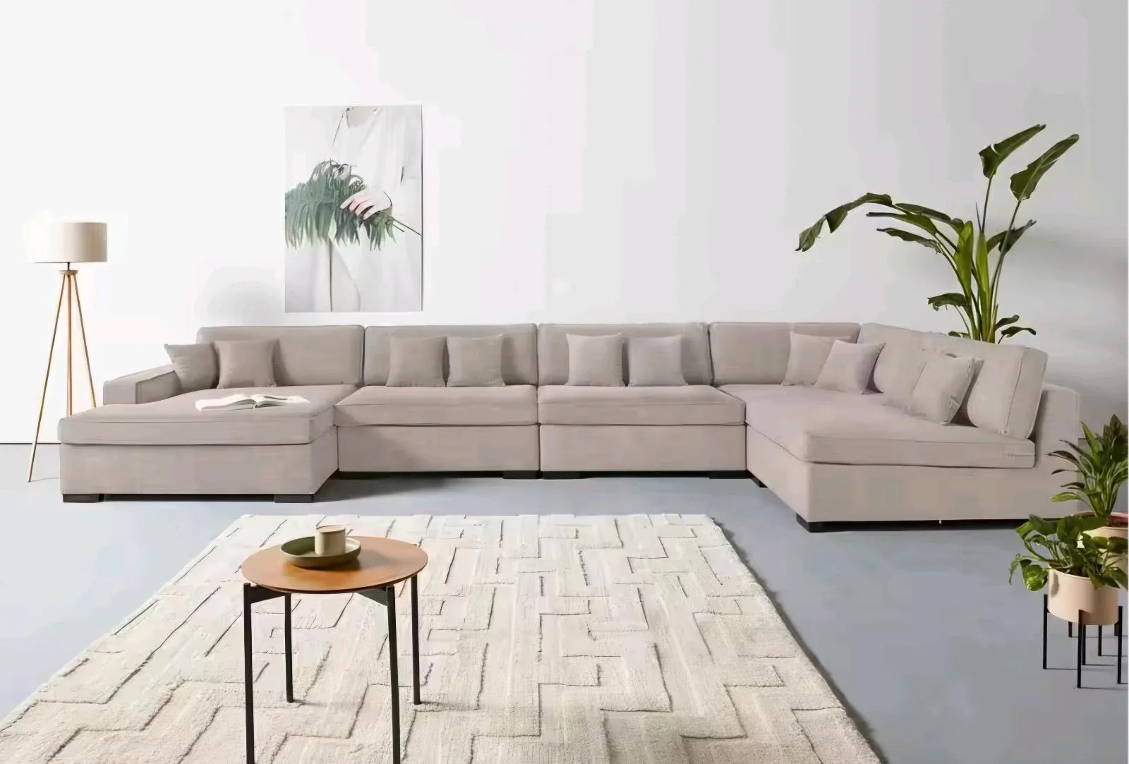 XXL U-Form Wohnlandschaft für 2099€