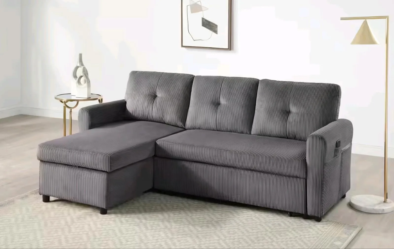 Schlafsofa L-Form mit Stauraum für 359€ - Bild 2