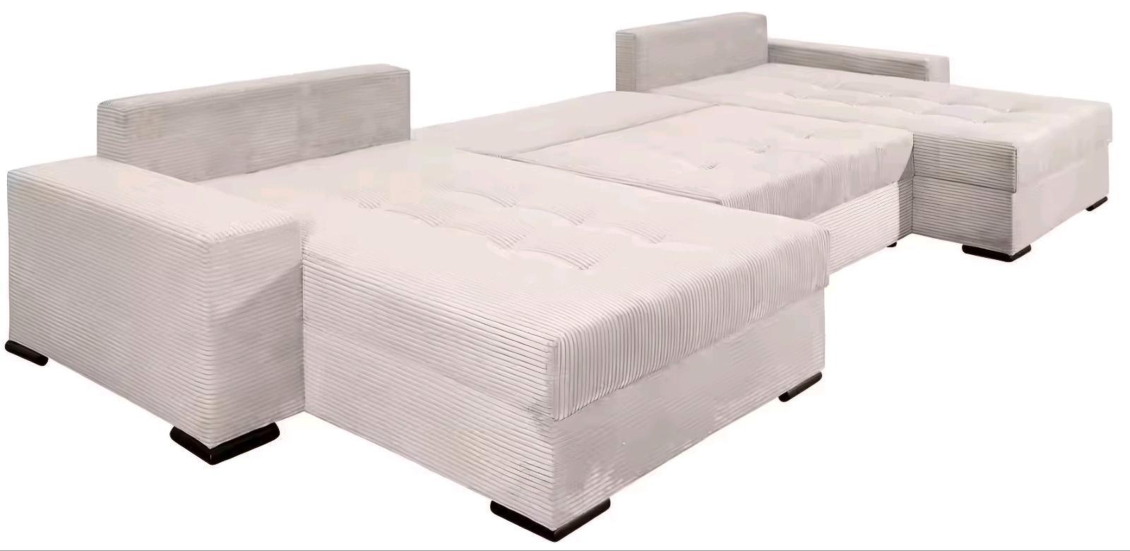 U-Form Schlafsofa mit Schlaffunktion - Bild 3