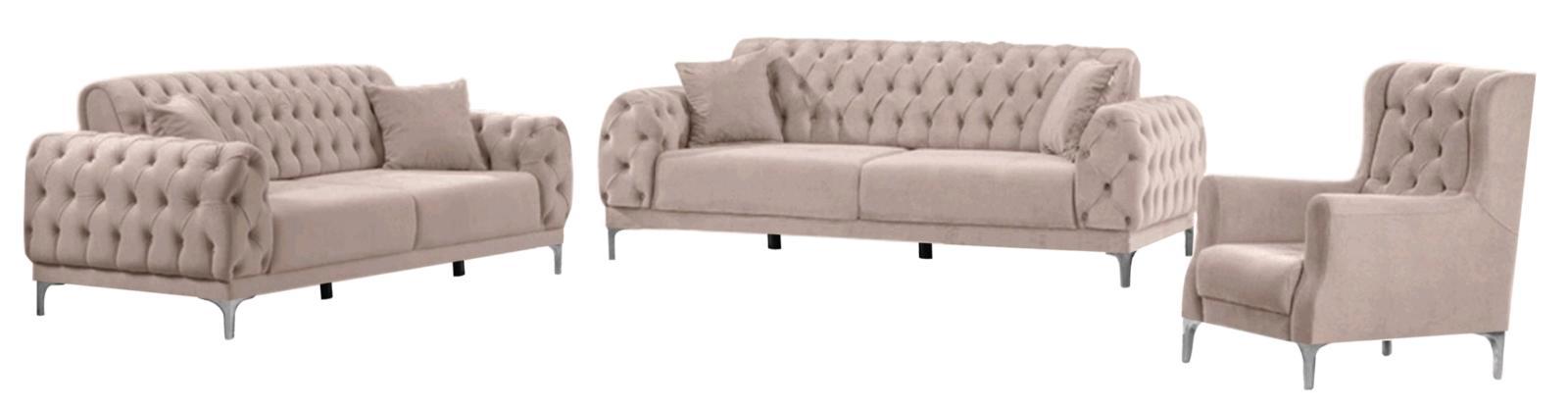 Chesterfield Sofa-Garnitur 3/2/1-er für 1.649€ - Bild 2