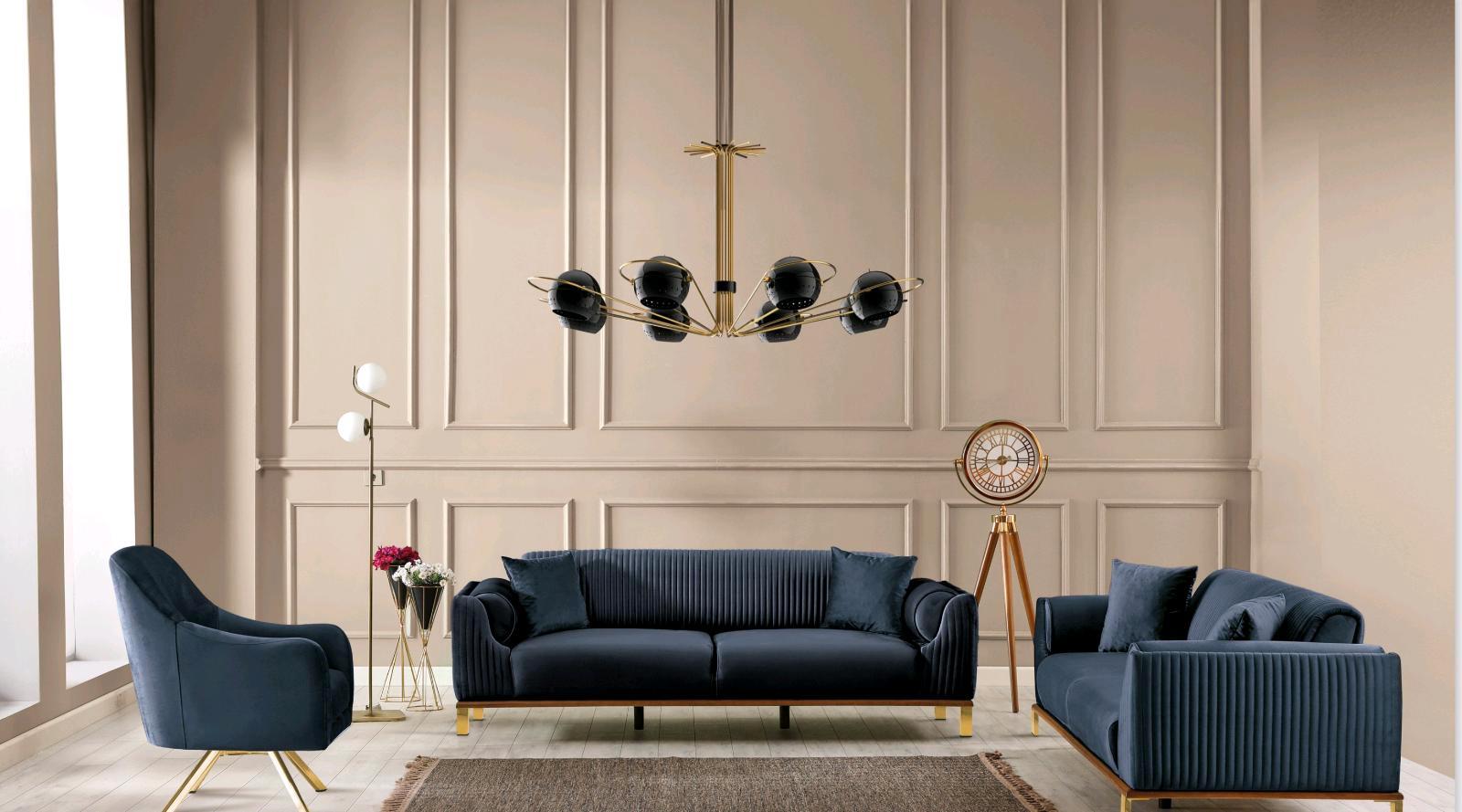 Chesterfield Sofa-Garnitur 3-er, 2-er und 1-er für 1.649€