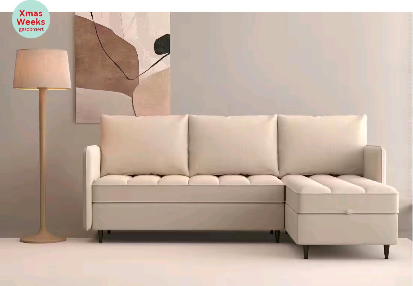 Flexibles L-Form Ecksofa für 299€