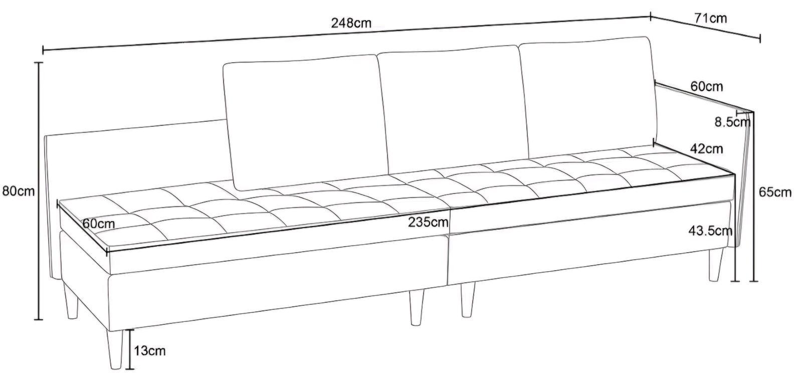 Flexibles L-Form Ecksofa für 299€ - Bild 5